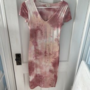 See You Monday Tie Dye Body Con Dress